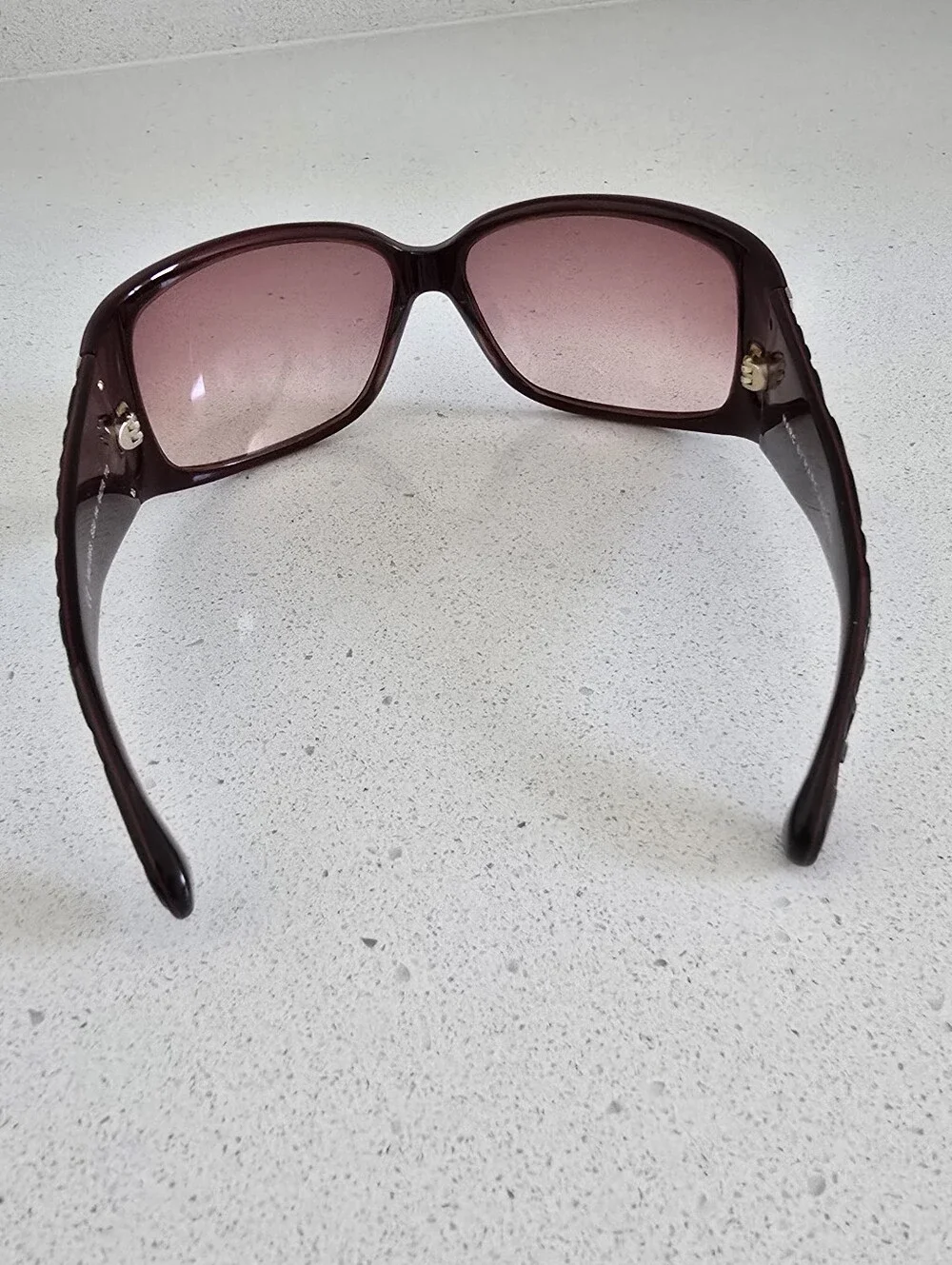 Marc By Marc Jacobs Vintage Women's Red Gradient Pink Lens Sunglasses